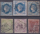 Z464 SPAIN FRANCE NUMBER CANCEL STAMPS LOT. ISABEL II- ALFONSO XII.  - Gebruikt