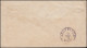 46 Doppeladler Mit Aufdruck Auf Brief BREGENZ 15.11.1885 Nach LEUTKIRCH 18.11.85 - Storia Postale
