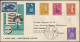KLM-Erstflug Amsterdam - Saigon 31.3.1959 Schmuck-Brief HOENSBROEL 27.3.1959 - Luchtpost