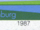 1322I Europa 80 Pf Mit PLF I Gebrochene 7 Bei Der Jahreszahl 1987, Feld 3 ** - Abarten Und Kuriositäten