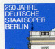 1625 Staatsoper Berlin: BERLIN Fett Gedruckt, Primärer Plattenfehler ** - Variétés Et Curiosités