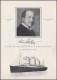 266 Reeder Albert Ballin Auf HAPAG-Schmuck-FDC ESSt HAMBURG 15.8.1957 - Bateaux