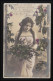 AK D.L. Junge Frau Lange Haare Negligee Rosen, HANKENSBÜTTEL/ STETTIN 26.2.1904 - Fashion