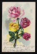Blumen AK P.F. B Serie 2834 Rosen Gelb Rosa Rot, ZÜRICH / PESEUX 19./20.11.1904 - Andere & Zonder Classificatie