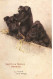 Dessin Chien Scottish Terrier Puppies Illustrateur Maud West Watson - Hunde