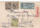 LETTRE. SERBIE. 22 MARS 1919. EXPRESS BELGRADE POUR ZAGREB - Servië