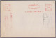 Said Brothers & Co. EMA Red Meter Frank Revenue Stamp, Saad Al Din Al Sanbari Bond Paper Egypt Postal Stationary 1959 - Briefe U. Dokumente