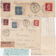 LETTRE. 27 FEV 1924. RECOMMANDE MONTAUBAN POUR ZAGREB. YOUGOSLAVIE. SEMEUSE ET PASTEUR PERFORÉS - 1921-1960: Moderne