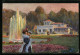 Künstler-AK Oldenburg, Landes-Ausstellung 1905, Weinrestaurant Am Park  - Ausstellungen