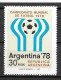 ARGENTINE - 1081 + 1110**MNH - 1978 – Argentine