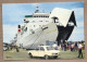 CPSM 20 - BASTIA - Le Comté De Nice Dans Le Port De BASTIA - GROS PLAN BATEAU FERRY PAQUEBOT TB PEUGEOT 204 - Bastia