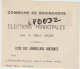59 - BAVINCHOVE - Prospectus Pour Les Elections Municipales 1929 - Conseillers Sortants CAMPAGNIE Fortuné Et SENS Omer - Ohne Zuordnung