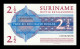 Surinam Suriname 2 1/2 Dollars (2004) Pick 156 Sc Unc - Suriname