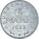 Monnaie, Allemagne, République De Weimar, 3 Mark, 1922 - 3 Mark & 3 Reichsmark