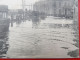 Cpa 44 NANTES Anime Quai Brancas Inondations 1910 Trams - Nantes