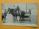 BERCK Plage -- Charriage D'un Bateau Par 2 Chevaux Montés - ANIMATION - Fishing