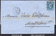 FRANCE N° 22 SUR LETTRE AVEC GC 532 + CAD BORDEAUX BOITE MOBILE DU 16/08/1866 - 1862 Napoleon III