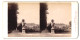 Stereo-Fotografie Alois Beer, Klagenfurt, Ansicht Salzburg, Blick In Den Mirabell Park  - Stereoscoop