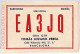 Ad9266 - SPAIN - RADIO FREQUENCY CARD  - Barcelona -  1954 - Radio
