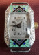 Petite Montre Femme Argent Ancienne Avec Email Superbe - Watches: Jewels