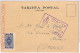 Ad9274 - SPAIN - RADIO FREQUENCY CARD -  1950 - Radio