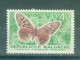 REPUBLIQUE MALGACHE - N°342** MNH.LUXE. SCAN DU VERSO. Papillons Et Cultures. - Schmetterlinge