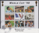 BHUTAN 1998 FOOTBALL WORLD CUP 2 S/SHEETS 2 SHEETLETS AND 6 STAMPS - 1998 – Frankrijk