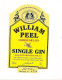 Etiquette WILLIAM PEEL: London Dry GIN - Single Gin Made With Fresh Botanicals - - Whisky