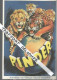 XW // Vintage // Superbe Carton Publicitaire Ancien Cirque PINDER // Lion Tigre Souvenir Du Cirque Géant PINDER - Advertising