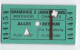 Ticket De Train Ancien / SNCF/ CHAMONIX 2  - MONTENVERS / Aller -Retour/ Avril1993           TCK271 - Spoorweg