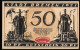 Notgeld Bremen 1921, 50 Pfennig, Ortsansicht Vom Wasser Aus  - [11] Lokale Uitgaven