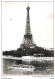 4 Cartes De Paris ,avec  Tour Eiffel & Vedette Et Péniche - Tour Eiffel