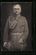 AK Generalfeldmarschall V. Mackensen In Uniform Mit Schützenschnur  - Guerre 1914-18