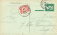 Tarifs Postaux Etranger Du 01-04-1924 (69) Pasteur N° 170 10 C. + Taxe 30 C.Belgique  C.P.assimilé Imprimés 12-11-1924 - 1922-26 Pasteur