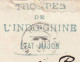 1902 - Etat Major Des Troupes De L'Indochine . Corr. D. Armée - Enveloppe Et Lettre De 6 P De Hanoi Vers Castelnaudary - Cartas & Documentos