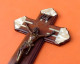 Delcampe - Crucifix à Suspendre Bois De Palissandre - Religion & Esotericism