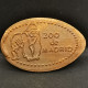 PIECE ECRASEE ZOO DE MADRID ESPAGNE / ELONGATED COIN SPAIN - Monete Allungate (penny Souvenirs)