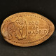 PIECE ECRASEE ZOO DE MADRID ESPAGNE / ELONGATED COIN SPAIN - Monete Allungate (penny Souvenirs)