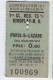 Ticket De Train  Ancien / SNCF/VIROFLAY-R.D;  / Paris -St-LAZARE (ou Vice-Versa)/Vers 1960-1980          TCK273 - Railway