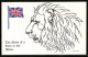 CPA Löwenkopf Et Britische Flagge, The Glory Of A Lion Is His Mane, Propaganda Entente  - Other & Unclassified