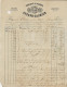 FABRIQUE DE PEIGNES - JOSEPH GALMIER- NANTUA -AIN - ANNEE 1866 - AFFRANCHIE N° 22 +CAD NANTUA - Petits Métiers