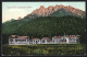 Cartolina Toblach, Hotel Toblach In Neutoblach, Mit Bergpanorama  - Sonstige & Ohne Zuordnung