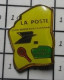 1618B Pin's Pins / Beau Et Rare / POSTES / LA POSTE BORDEAUX CAUDERAN PARC BORDELAIS RAQUETTE TENNIS - Mail Services