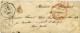 MTM120 - 1848 RARE TRANSATLANTIC LETTER FRANCE TO USA RETALIATORY RATES PERIOD - Storia Postale