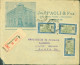 Enveloppe Publicitaire Illustrée Jean Paoli Agence Tananarive Recommandé YT Madagascar N°188 X3 CAD Tananarive 1932 - Storia Postale