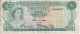 BILLETE DE BAHAMAS DE 1 DOLLAR DEL AÑO 1974  (BANKNOTE) PEZ-FISH - Bahamas