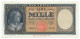 1000 LIRE ITALIA ORNATA DI PERLE MEDUSA 25/09/1961 SPL - Andere & Zonder Classificatie