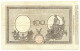 100 LIRE BARBETTI GRANDE B MATRICE LATERALE TESTINA DECRETO 06/03/1926 BB/BB+ - Sonstige