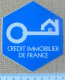 AUTOCOLLANT CREDIT IMMOBILIER DE FRANCE - Stickers