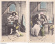 COUPLES Costumés 6 CPA   Coloré Circulé  Cachet De 1905 - Couples